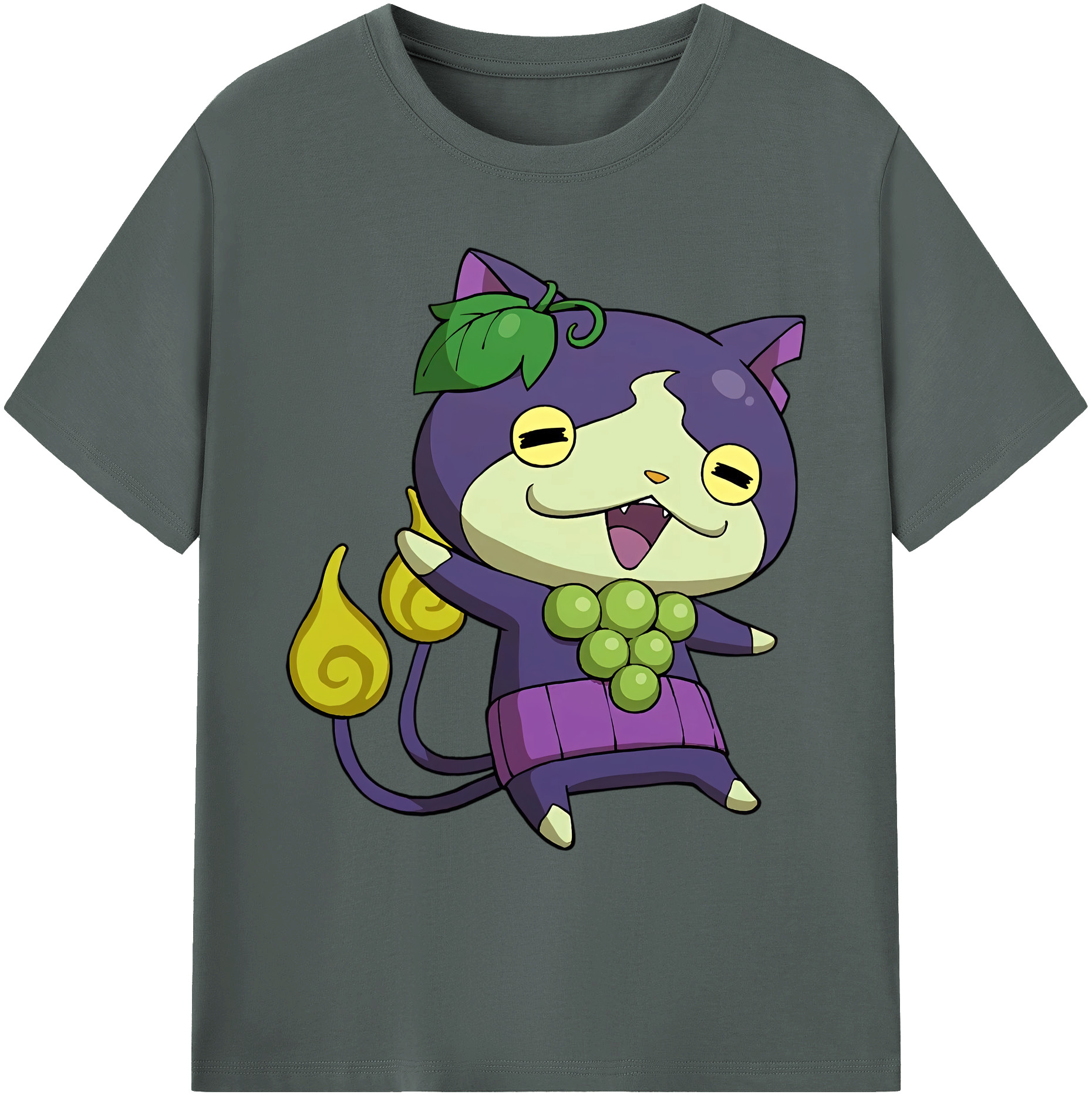 （画像用） 妖怪ウォッチ Yo-kai Watch 綿100％ メンズ半袖Tシャツ｜肌触りやわらか＆通気性